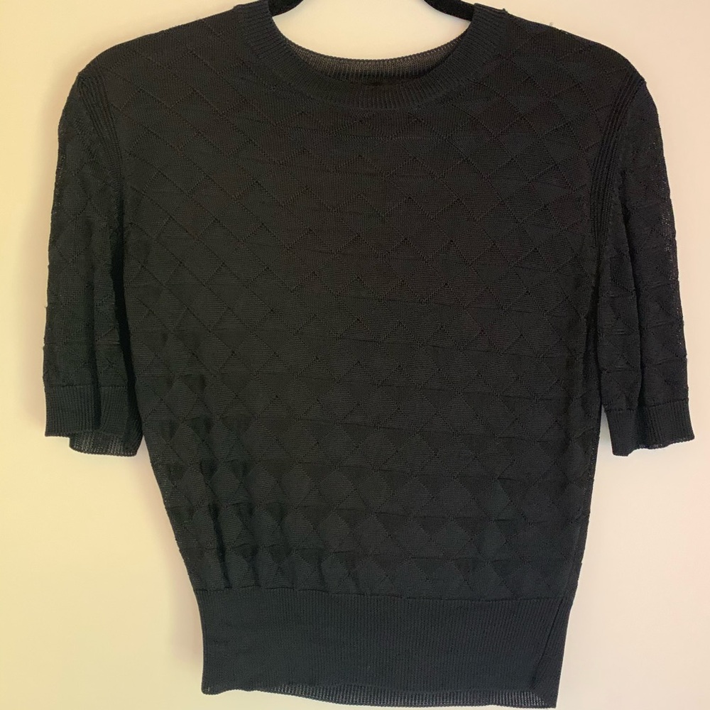 Zara Knit Italian Yarn Crop Top EUC